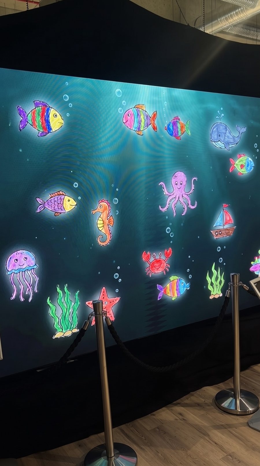 Magic Wall im Unterwasser-Thema